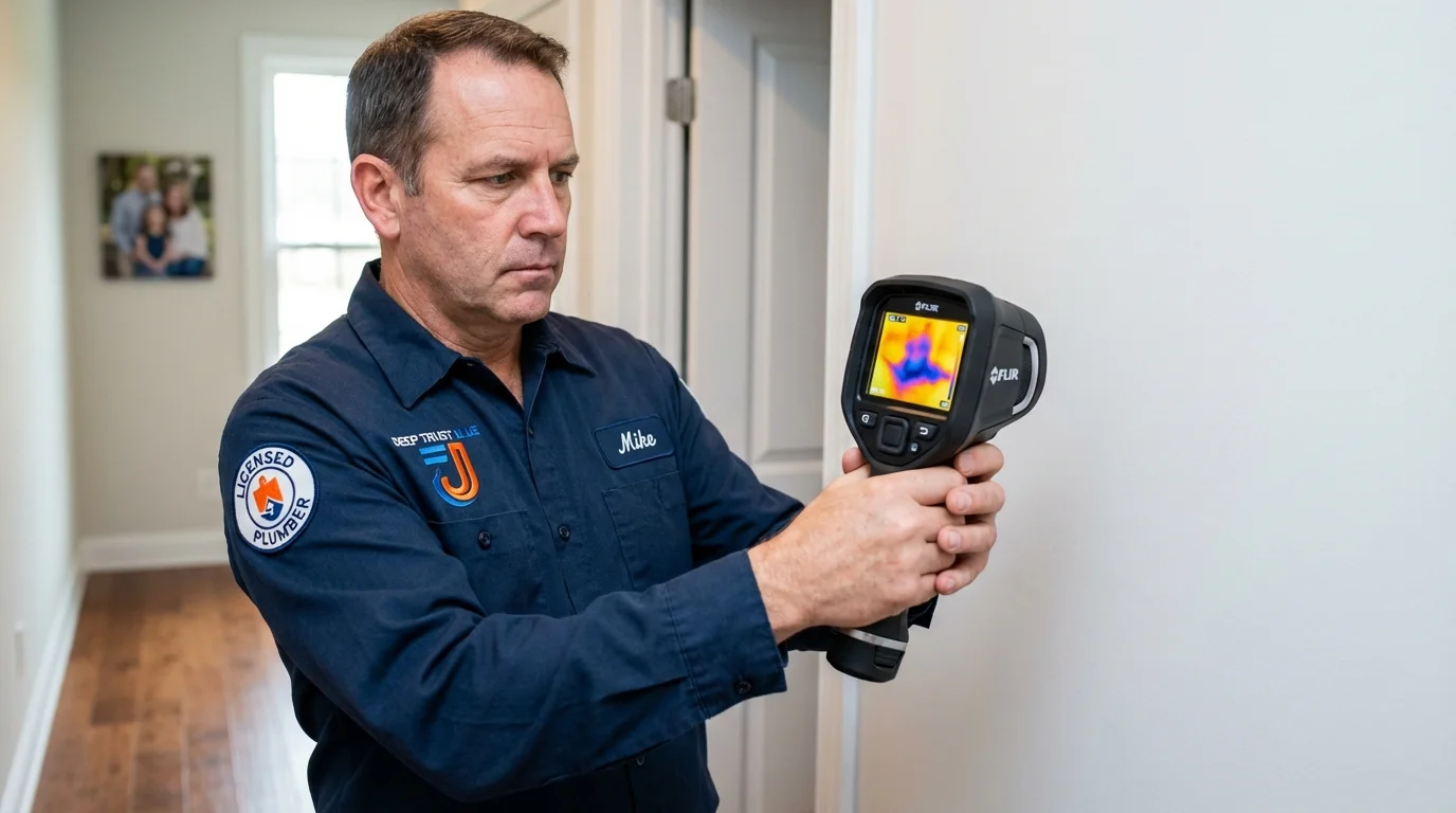 Thermal imaging leak detection by Johns Plumbing LLC in Union